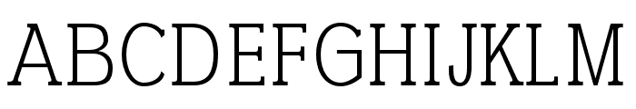 Natory regular Font UPPERCASE