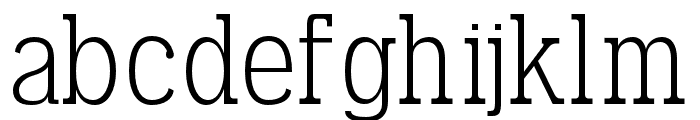 Natory regular Font LOWERCASE