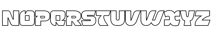 Natsu-Outline Font UPPERCASE