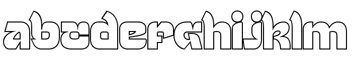 Natsu-Outline Font LOWERCASE