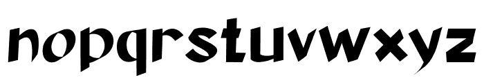 Natsu Font LOWERCASE