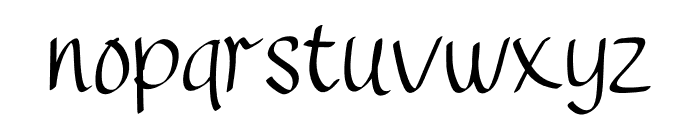 Natsuya Script Regular Font LOWERCASE