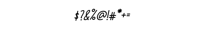 Natuna Italic Font OTHER CHARS