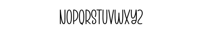 Natural Christmas Font LOWERCASE