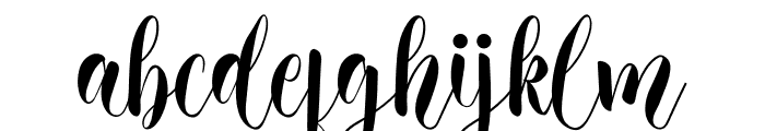 Natural Love Font LOWERCASE
