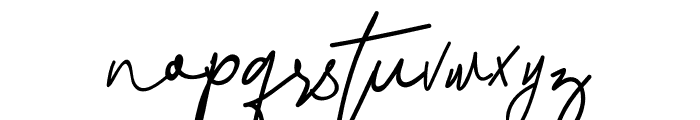 Natural Signature Font LOWERCASE