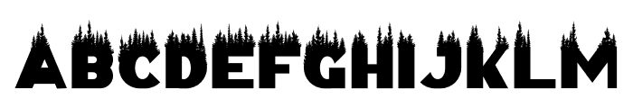 NaturalForest Font UPPERCASE