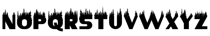 NaturalForest Font UPPERCASE