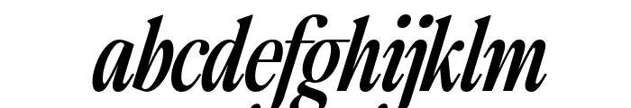 Naturally-Italic Font LOWERCASE