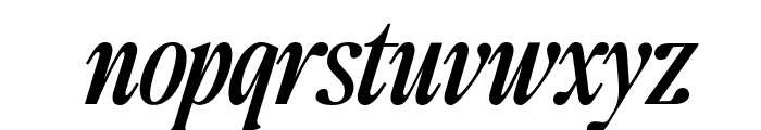 Naturally-Italic Font LOWERCASE