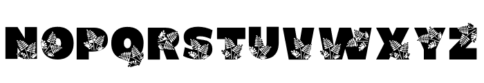 Nature Fern Growth Font UPPERCASE