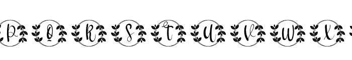 Nature Green Font LOWERCASE
