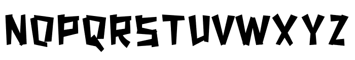 Natured Font UPPERCASE