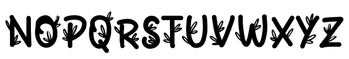 Naturez Font UPPERCASE