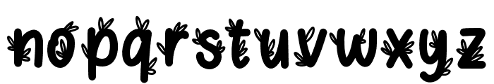 NaturezRegular Font LOWERCASE