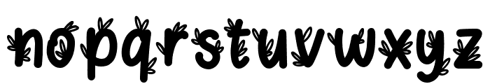 Naturez Font LOWERCASE