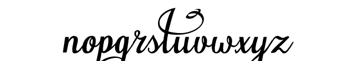 Natyl Regular Font LOWERCASE