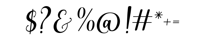 Naughty-Italic Font OTHER CHARS