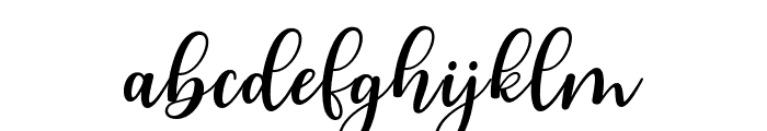 Naughty-Italic Font LOWERCASE