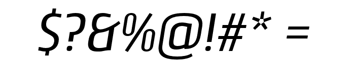 Nautikka Medium Italic Font OTHER CHARS