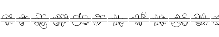 Navisa Monogram Split Monogram Font LOWERCASE