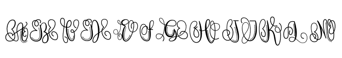 Navisa Monogram Font LOWERCASE