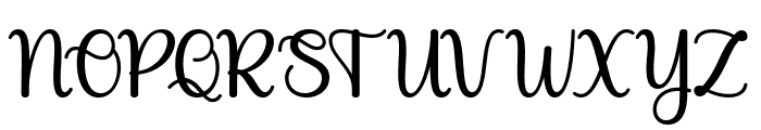 Navyndra Font UPPERCASE