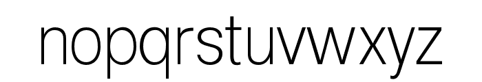 Naxotek-ExtraLight Font LOWERCASE