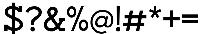 NayanikaSlab-Medium Font OTHER CHARS