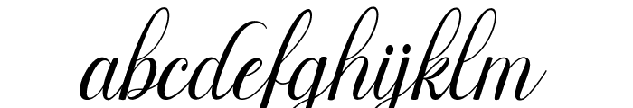 Naylla script Font LOWERCASE