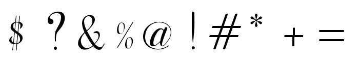 Nayllascript Font OTHER CHARS