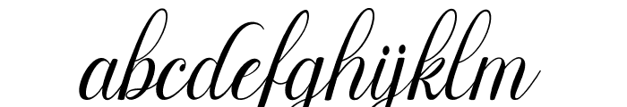 Nayllascript Font LOWERCASE