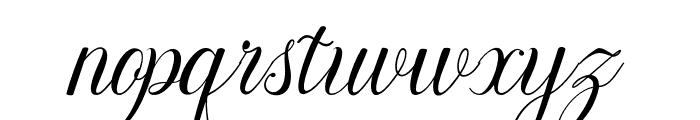 Nayllascript Font LOWERCASE