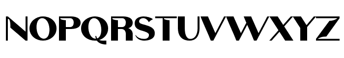 Nazoya-Regular Font UPPERCASE