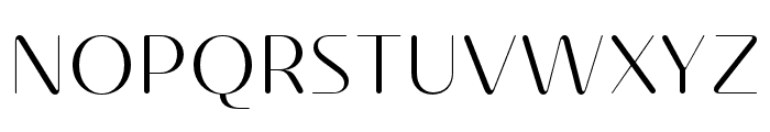 NearoRounded-Light Font UPPERCASE