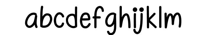 NeatAndClean Font LOWERCASE