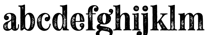 Neato Serif Rough Regular Font LOWERCASE