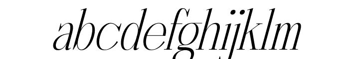 Nebiard Italic Font LOWERCASE