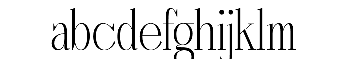 Nebiard Font LOWERCASE