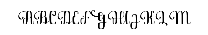 Nebula Glorius Regular Font UPPERCASE