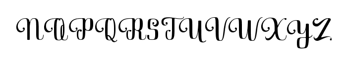 Nebula Glorius Regular Font UPPERCASE