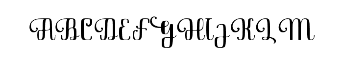 NebulaGlorius-Regular Font UPPERCASE