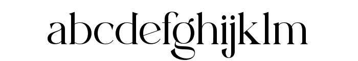 NebulaMirthful-Regular Font LOWERCASE