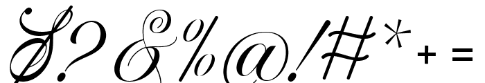 Nebulla Script Regular Font OTHER CHARS