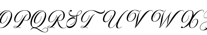 Nebulla Script Regular Font UPPERCASE