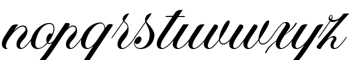 Nebulla Script Regular Font LOWERCASE