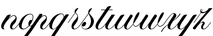 NebullaScript-Regular Font LOWERCASE