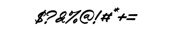 Neckaratt Italic Font OTHER CHARS