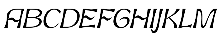 Neckyn Italic Font UPPERCASE