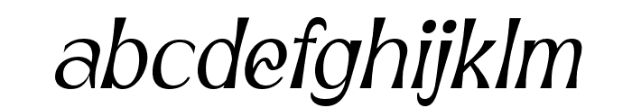 Neckyn Italic Font LOWERCASE